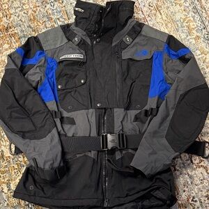 The North Face Men's Black and Blue Ski Jacket